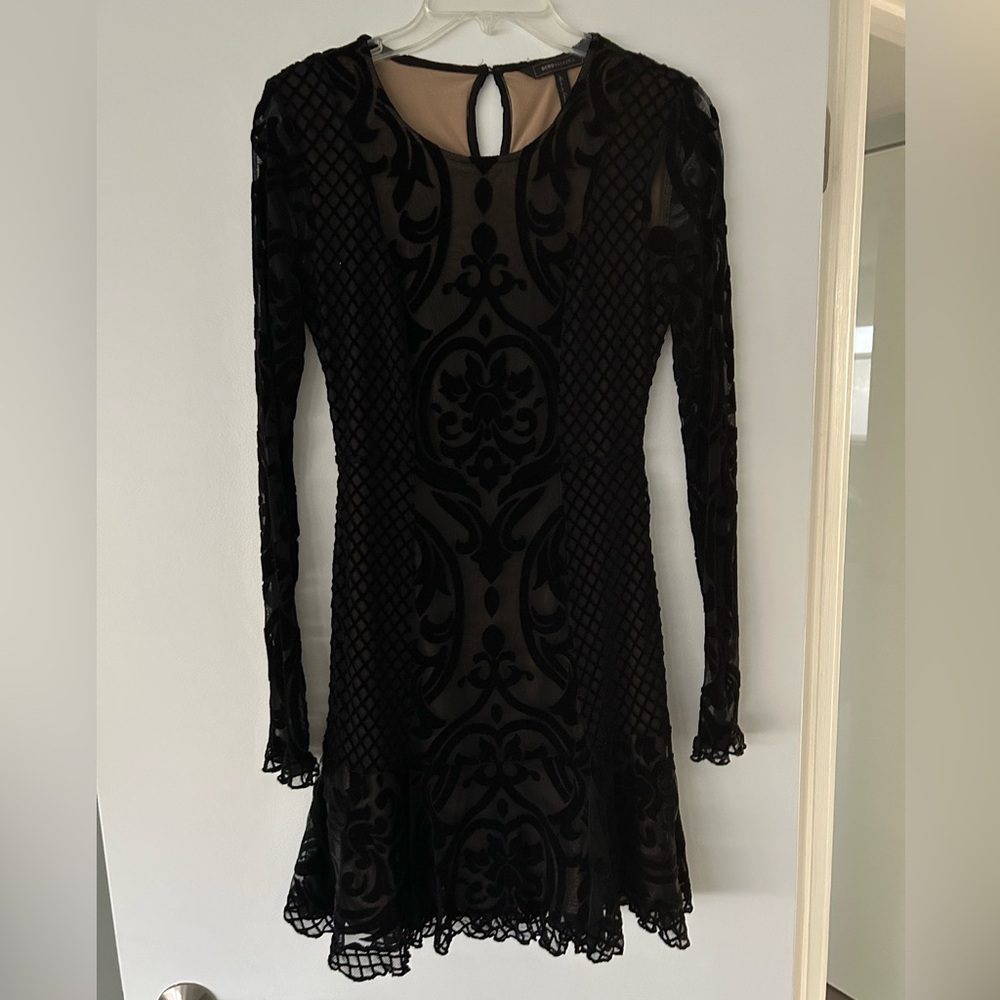 Elegant Black Lace Dress